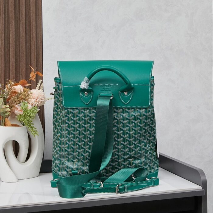 Goyard Alpin MM Backpack Green Bag GYD008 - Image 4