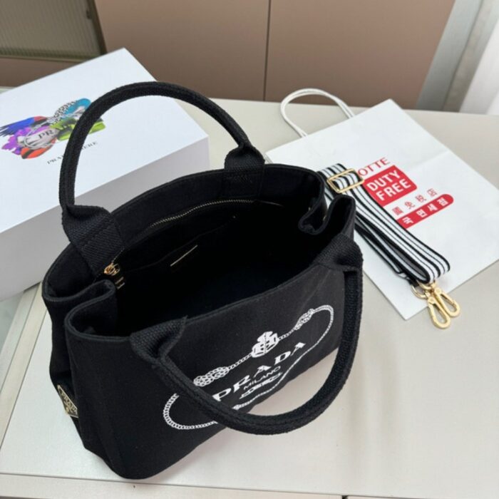 Prada Canapa Logo Tote Bag PD081 - Image 4
