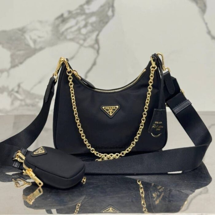 Shoulder Bag Prada Re-Edition 22×18×6.5CM PD074 - Image 1