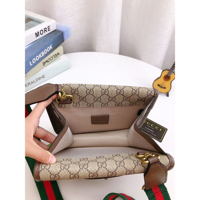 Gucci Neo Vintage GG Supreme Monogram Shoulder Bag GC211 - Image 5