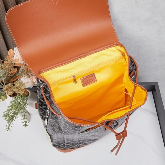 Goyard Alpin MM Backpack Brown Bag GYD009 - Image 5