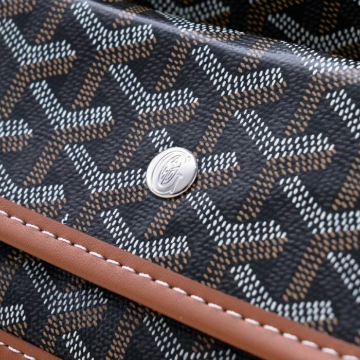Goyard Saint Louis GM Bag Black/Brown GYD024 - Image 5
