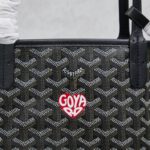 Goyard Anjou Mini Bag Customized Heart Black GYD026 - Image 5