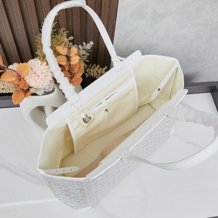 Goyard Bellechasse Biaude PM Bag White GYD031 - Image 5