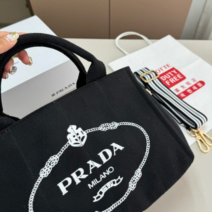 Prada Canapa Logo Tote Bag PD081 - Image 5