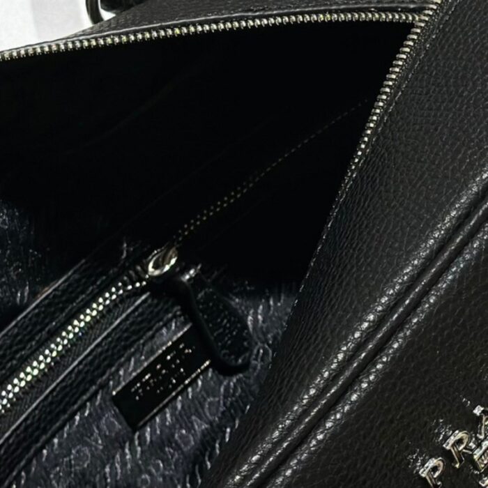 Prada Bauletto Vitello Daino Tote Bag PD102 - Image 5