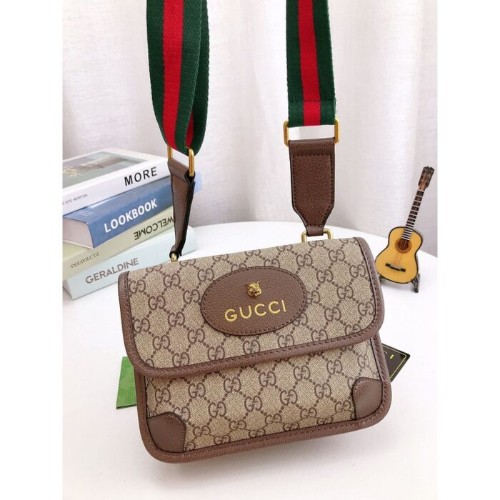 Gucci Neo Vintage GG Supreme Monogram Shoulder Bag GC211 - Image 6