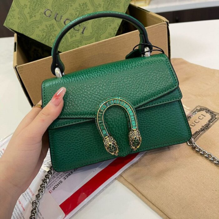 Gucci Tote Dionysus Green Bag GC245 - Image 6