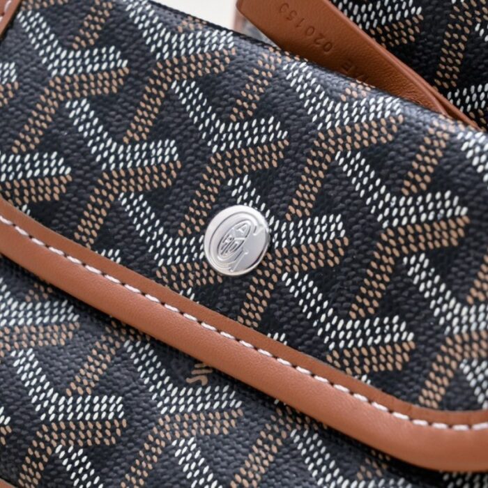 Goyard Anjou Mini Bag Black/Brown GYD017 - Image 6