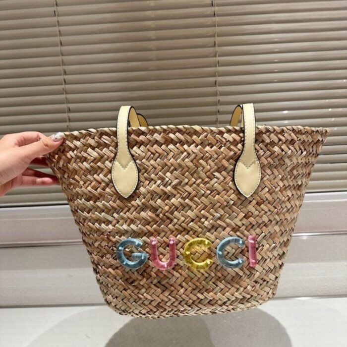 Gucci Straw Tote Bag GC250 - Image 6