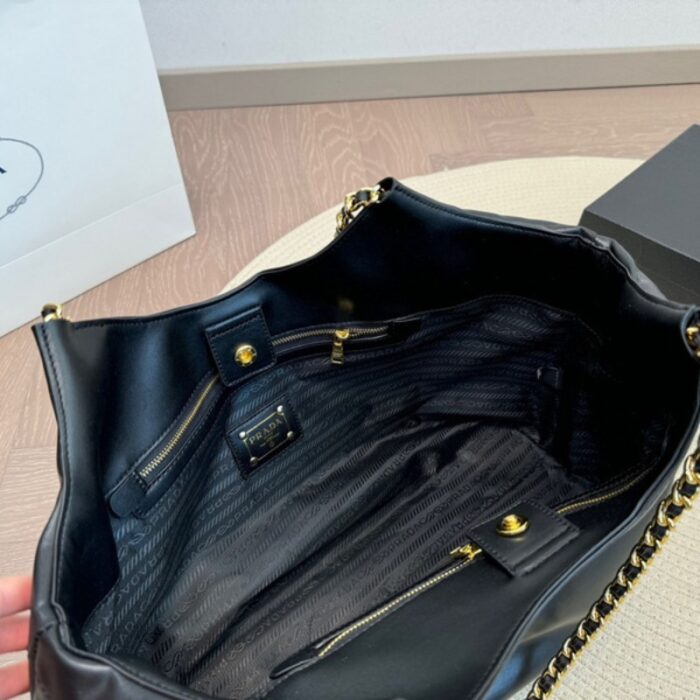 Prada Soft Calf Chain Tote Bag PD092 - Image 6