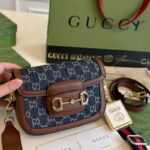 Gucci Horsebit 1955 Shoulder Bag GC232 - Image 7