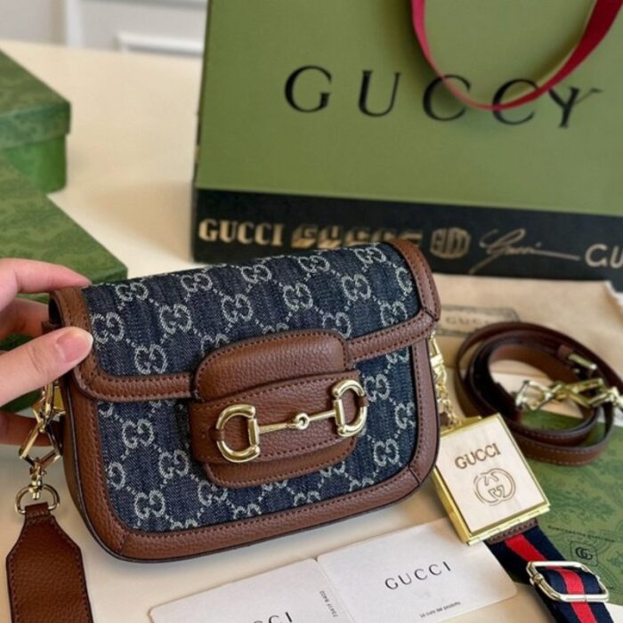 Gucci Horsebit 1955 Shoulder Bag GC232 - Image 7