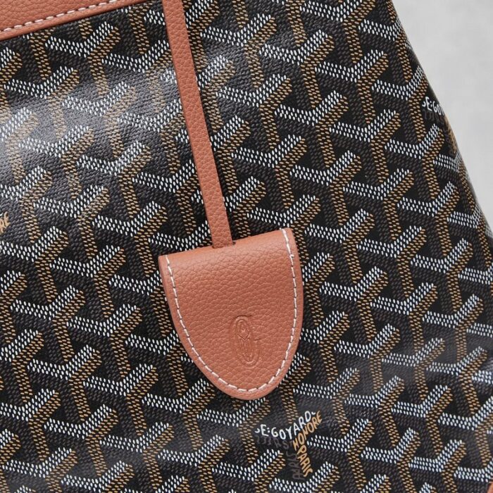 Goyard Bellechasse Biaude PM Bag Black/Brown GYD028 - Image 7