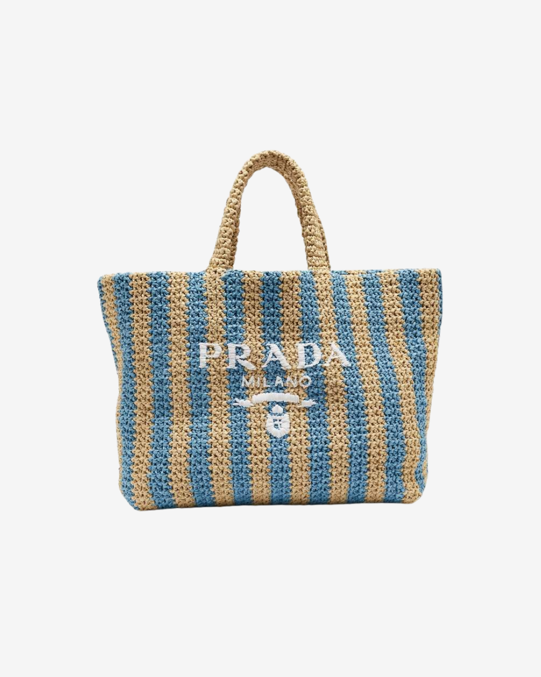 1 Crochet Straw Large Tote Bag - Image 1