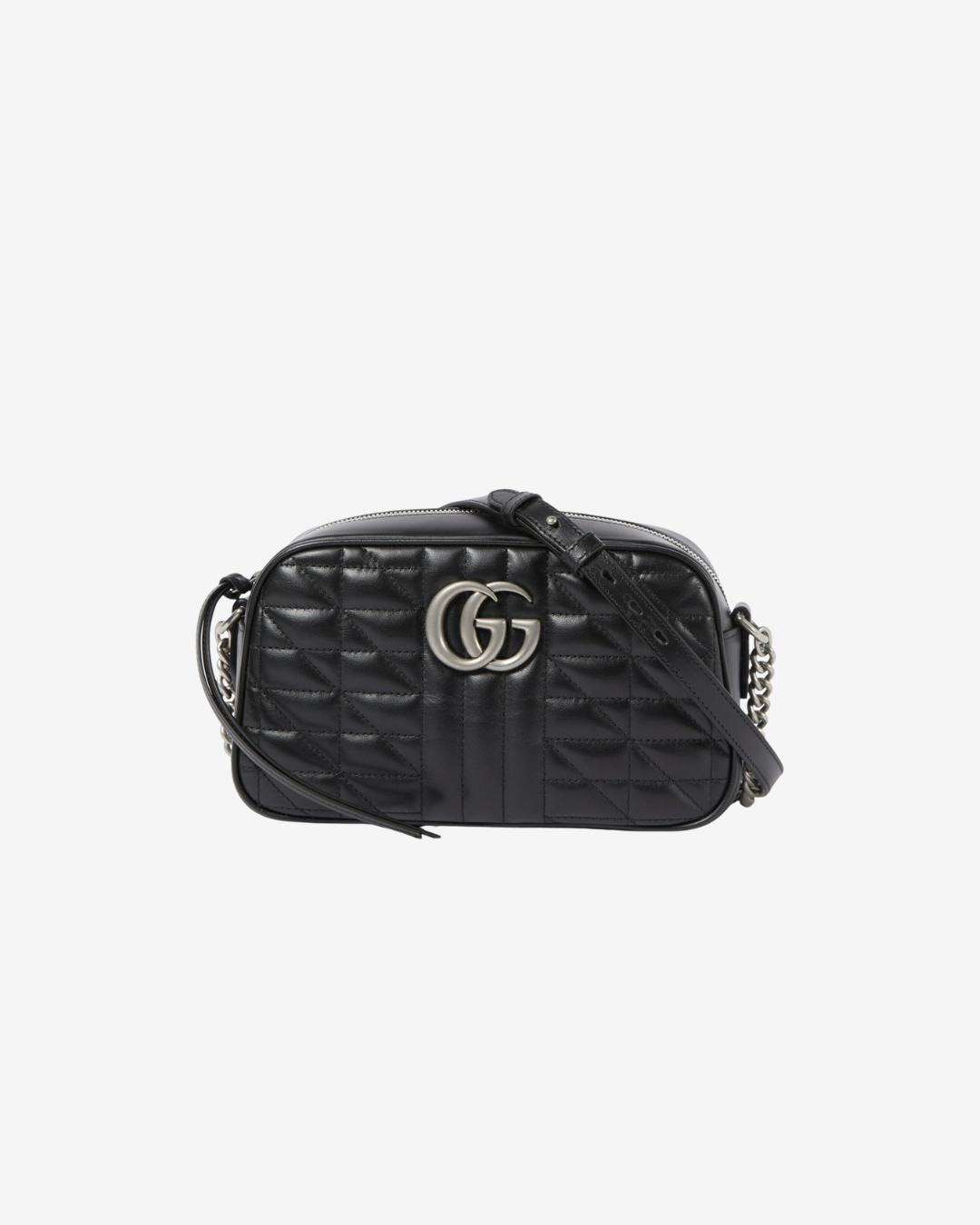 1 GG Marmont Small Leather Shoulder Bag - Image 1