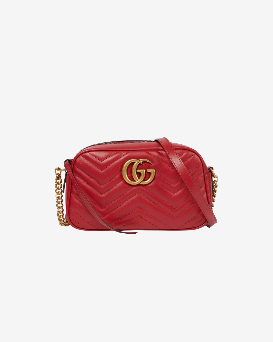1 GG Marmont Small Leather Shoulder Bag - Image 1