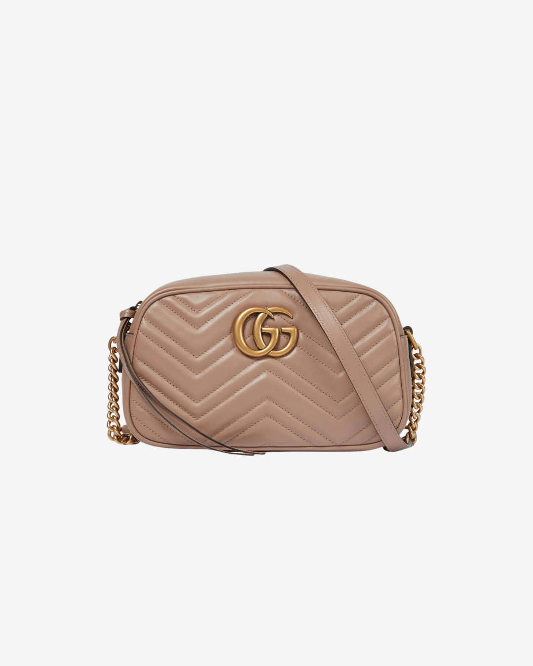 1 GG Marmont Small Leather Shoulder Bag - Image 1