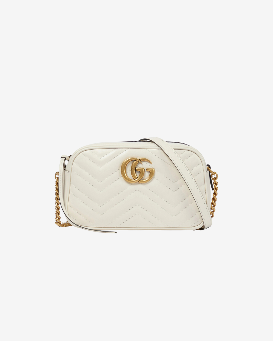 1 GG Marmont Small Leather Shoulder Bag - Image 1