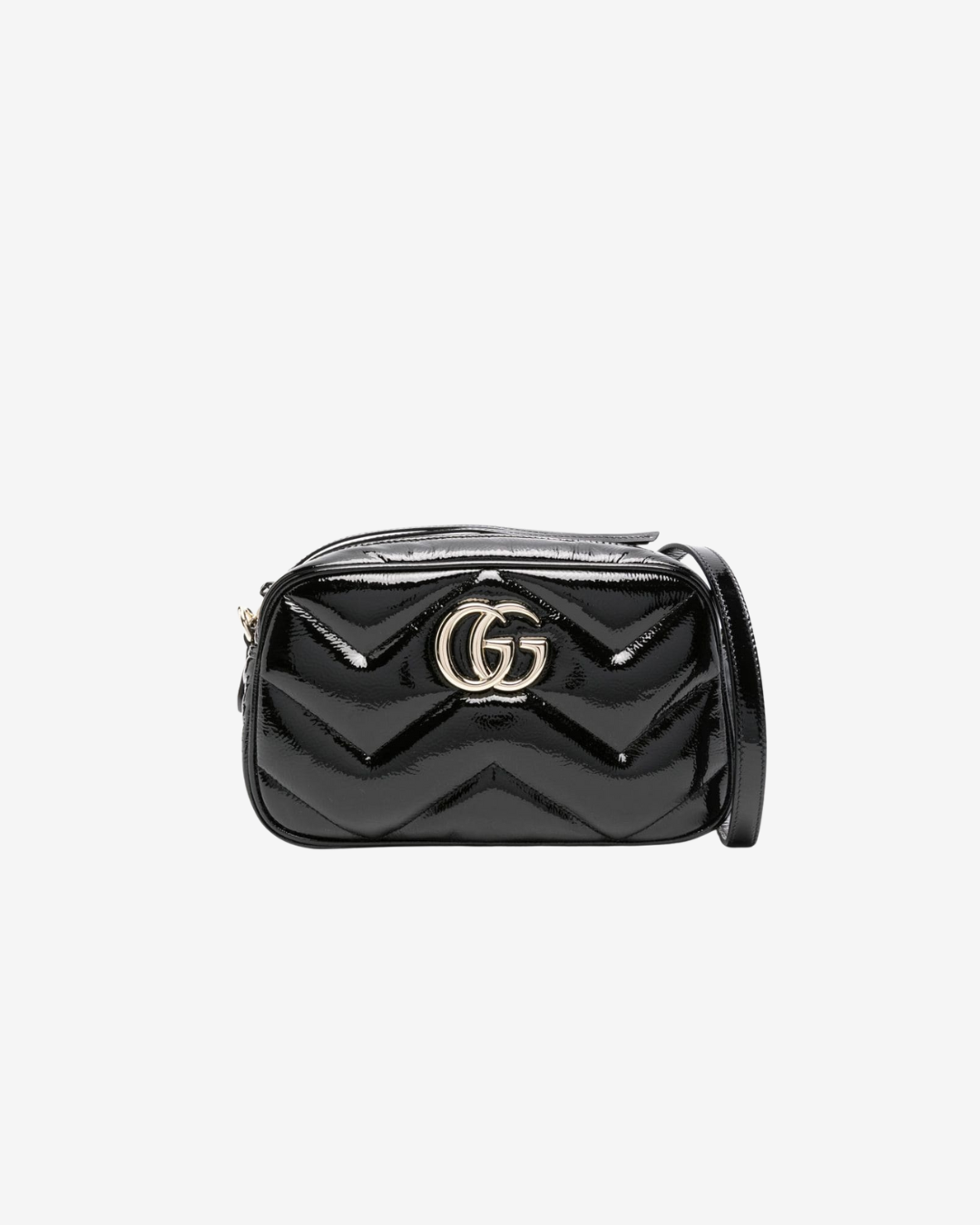 1 GG Marmont Small Leather Shoulder Bag - Image 1