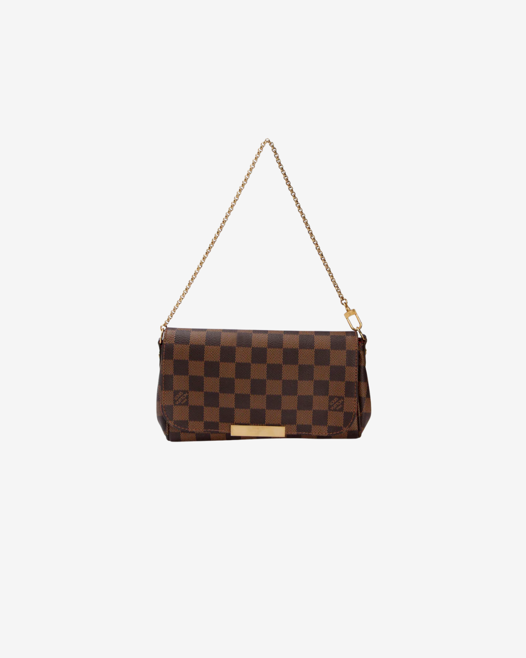7 LV Damier Ébène Favorite PM Bag - Image 1