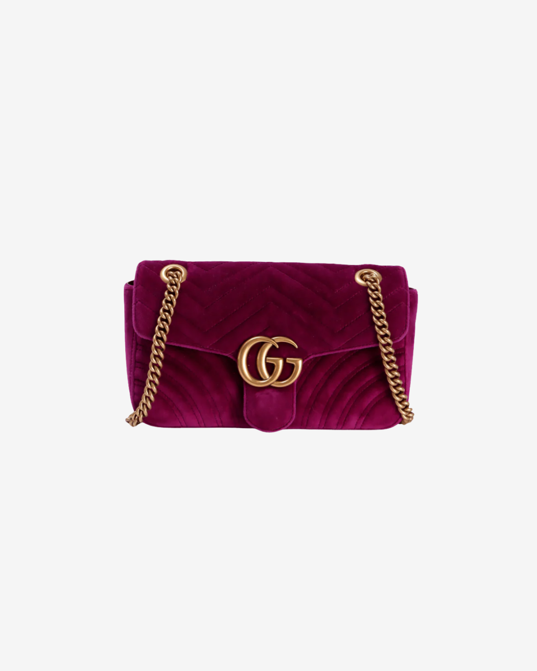 L4H GG Marmont Velvet Small Bag - Image 1